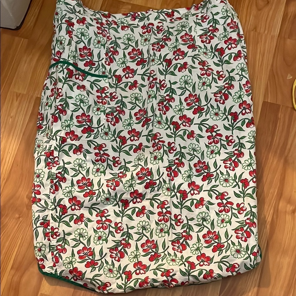 Handcrafted Floral Print Half Apron